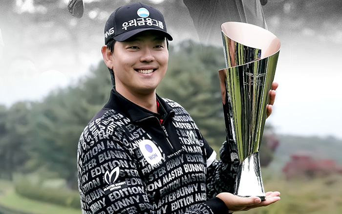 버디 8개로 역전극… 이정환, 제네시스 챔피언십 우승