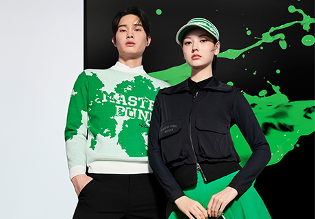 마스터바니에디션, 강렬한 존재감의 ‘비비드 그린 퍼포먼스룩’ 제안